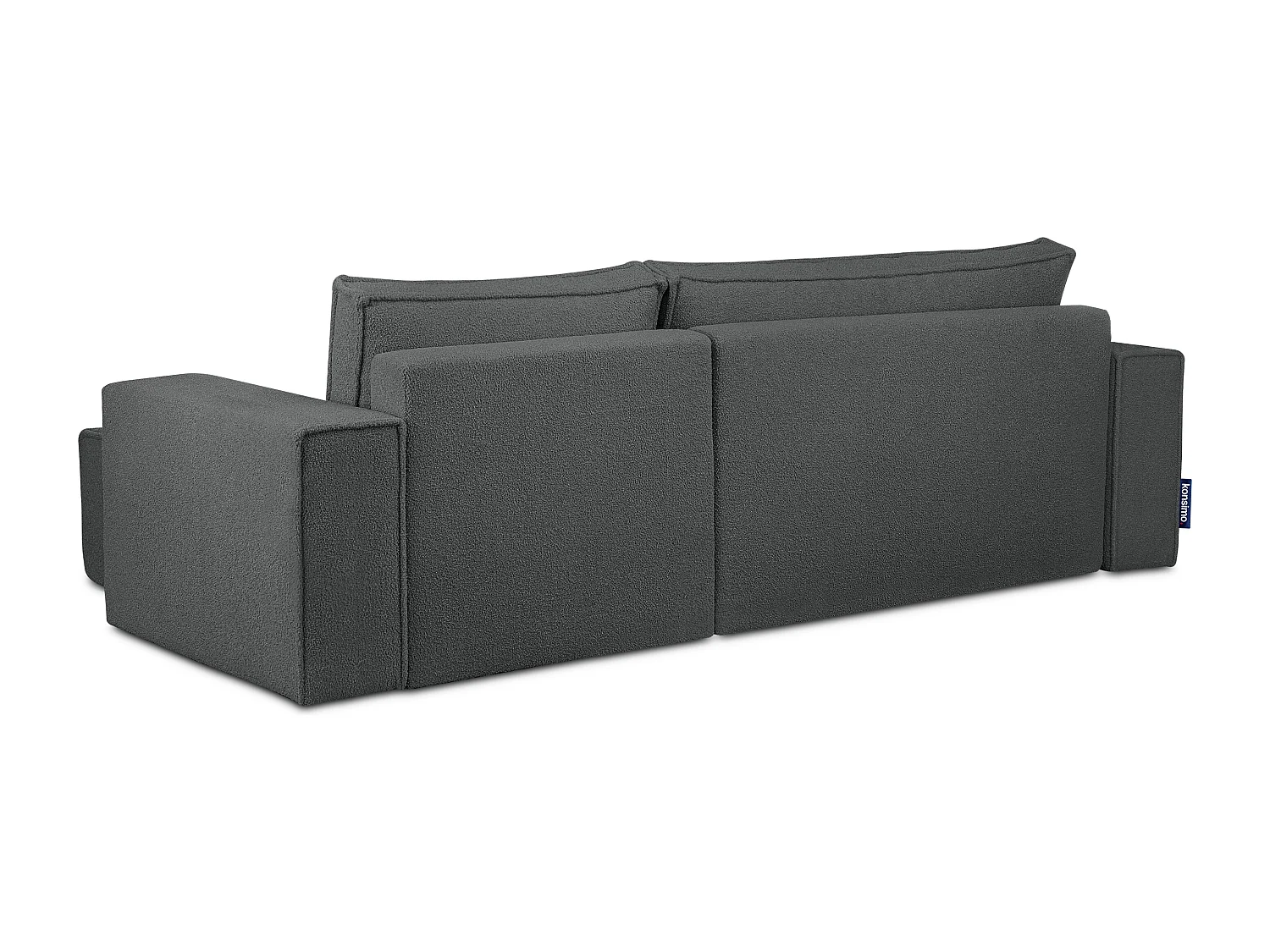 Ecksofa Big links/rechts - mit Schlaffunktion - in Pet Friendly Stoff - graphit - NAPI II
