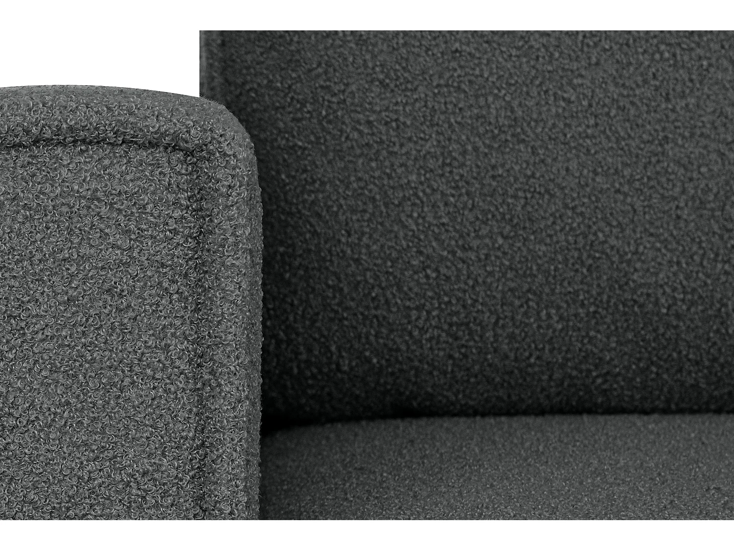 Ecksofa Big links/rechts - mit Schlaffunktion - in Pet Friendly Stoff - graphit - NAPI II