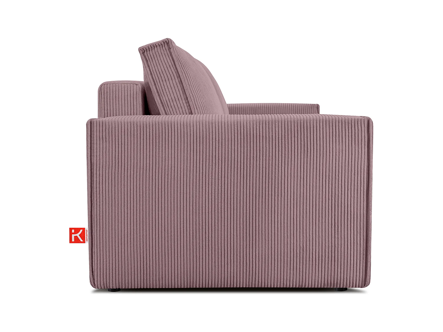 Schlafsofa in Pet Friendly Cord-Stoff - hellviolett - NAPI