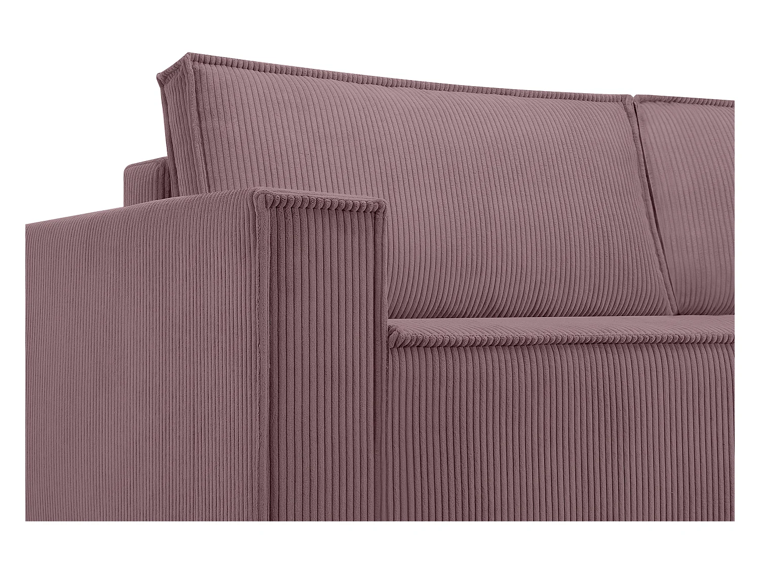 Schlafsofa in Pet Friendly Cord-Stoff - hellviolett - NAPI