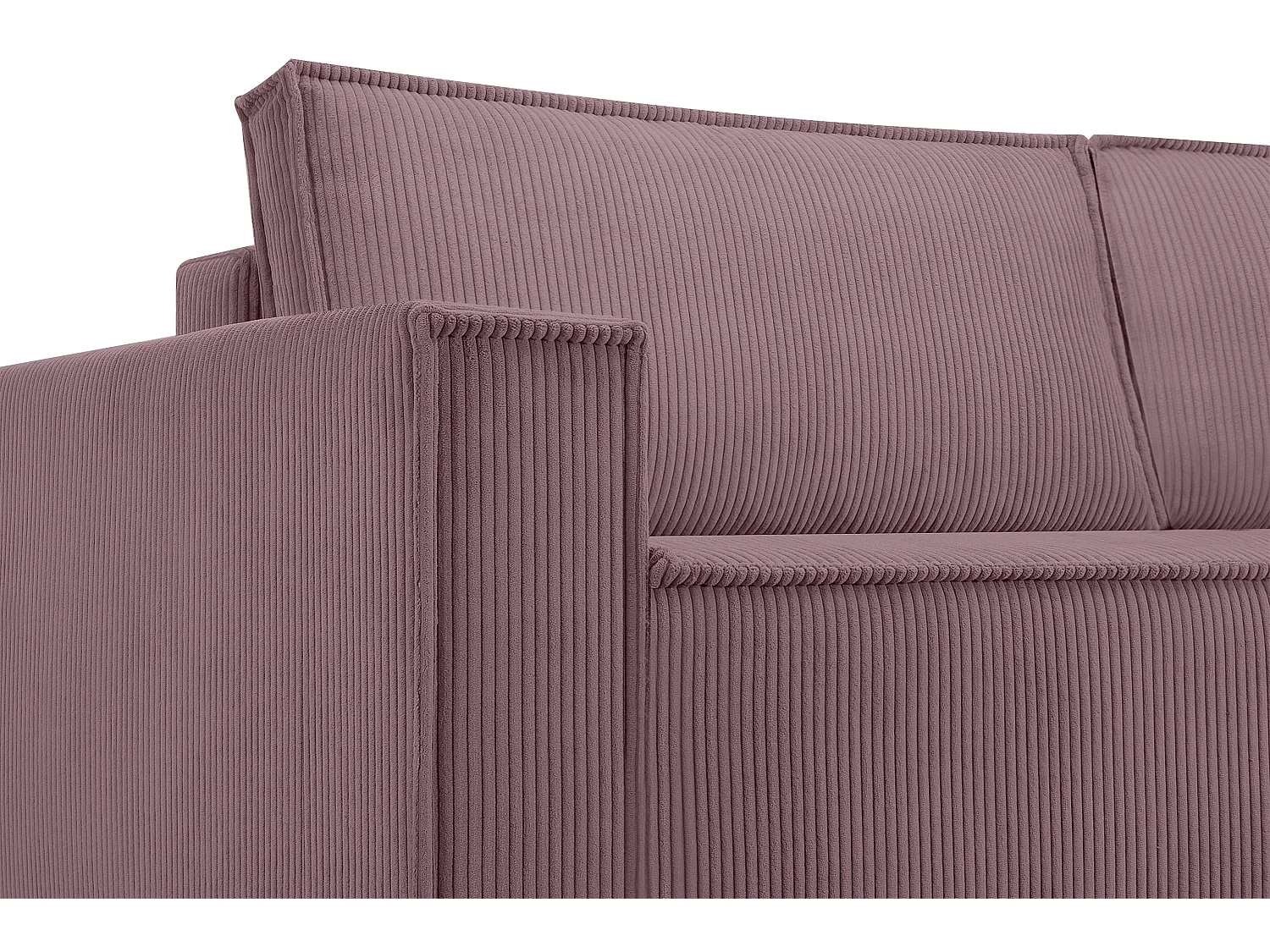 Schlafsofa in Pet Friendly Cord-Stoff - hellviolett - NAPI