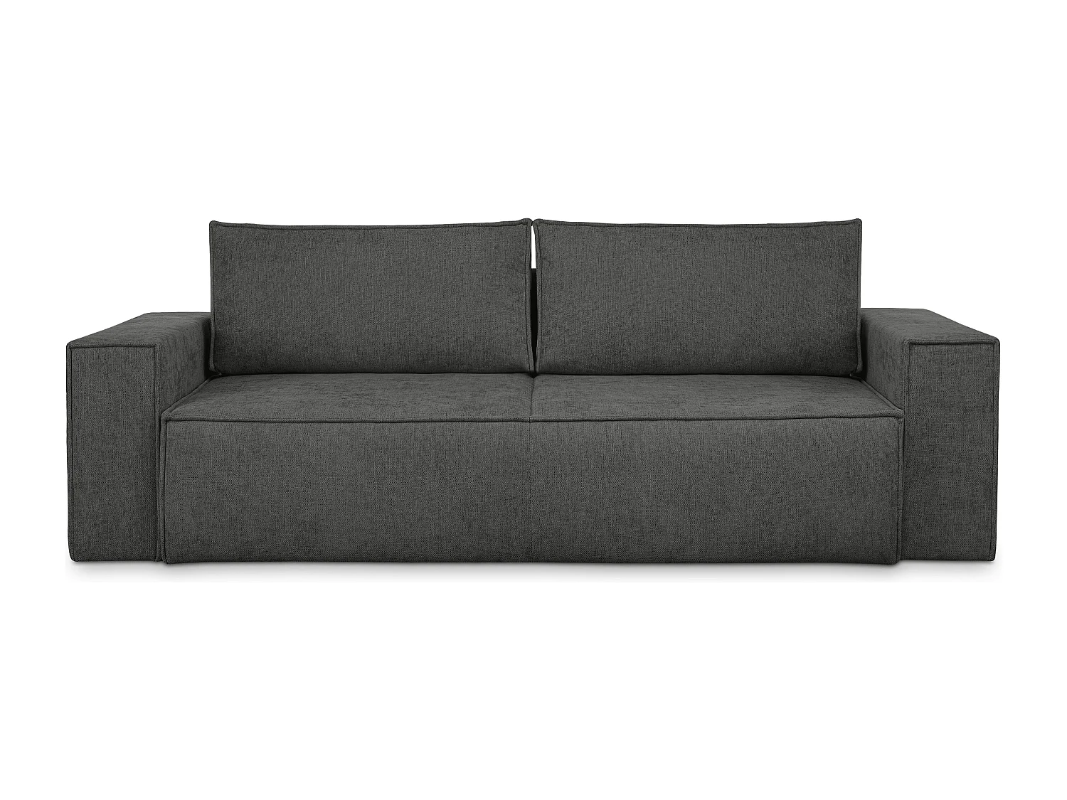 Sofa 3 Sitzer - mit Schlaffunktion - Modern - silber - NAPI II