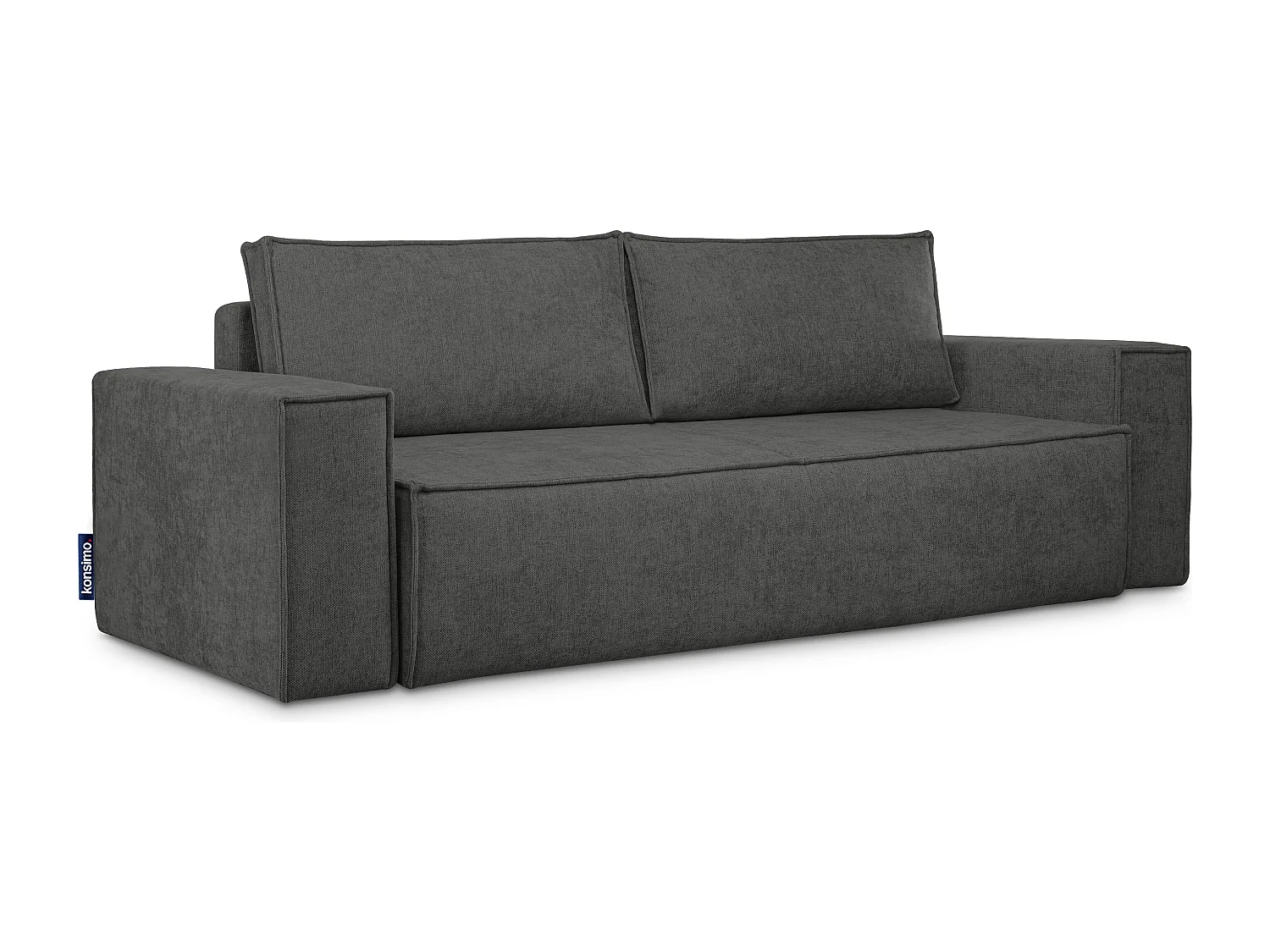 Sofa 3 Sitzer - mit Schlaffunktion - Modern - silber - NAPI II