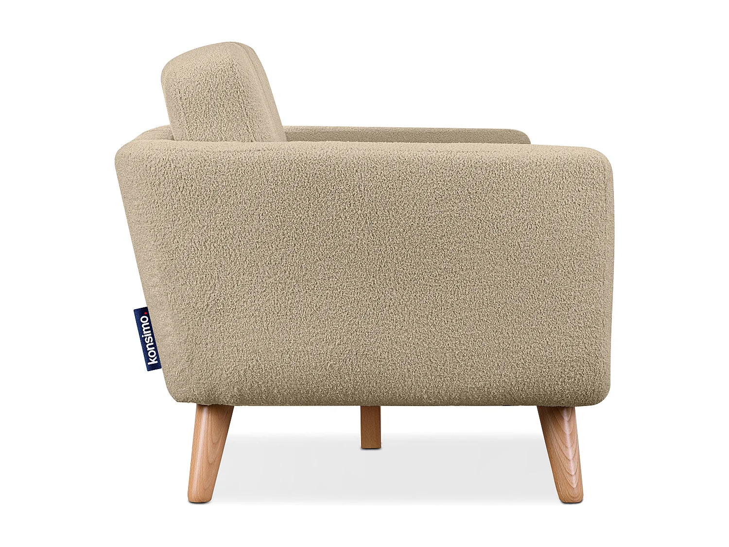 Skandinavisches  Sofa 3 Sitzer - Beige - TAGIO