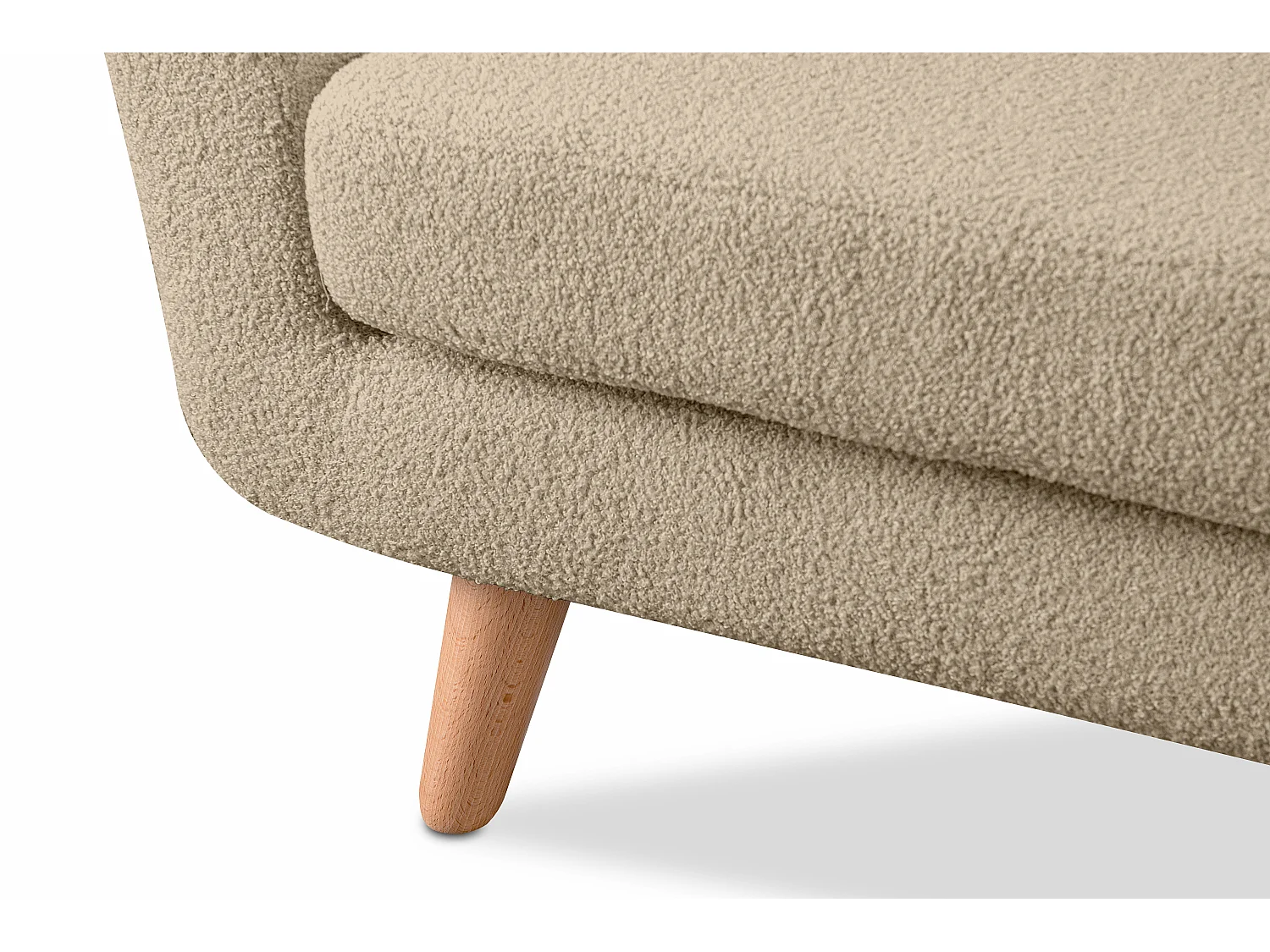 Skandinavisches  Sofa 3 Sitzer - Beige - TAGIO