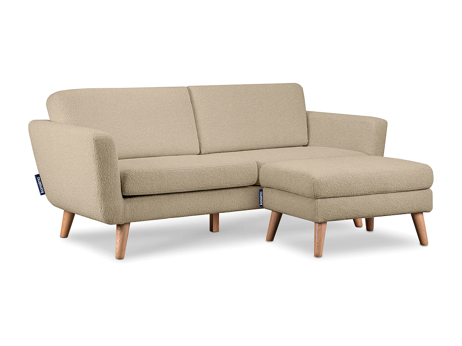 Skandinavisches  Sofa 3 Sitzer - Beige - TAGIO
