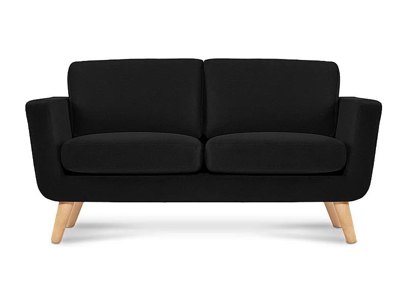 Sofa mit Armlehnen - Schwarz - TAGIO