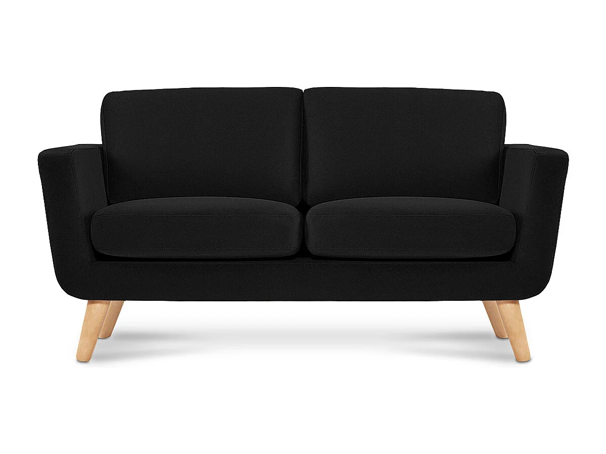 Sofa mit Armlehnen - Schwarz - TAGIO