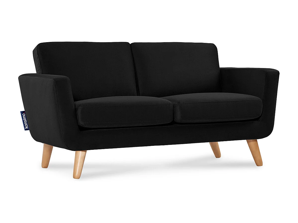 Sofa mit Armlehnen - Schwarz - TAGIO