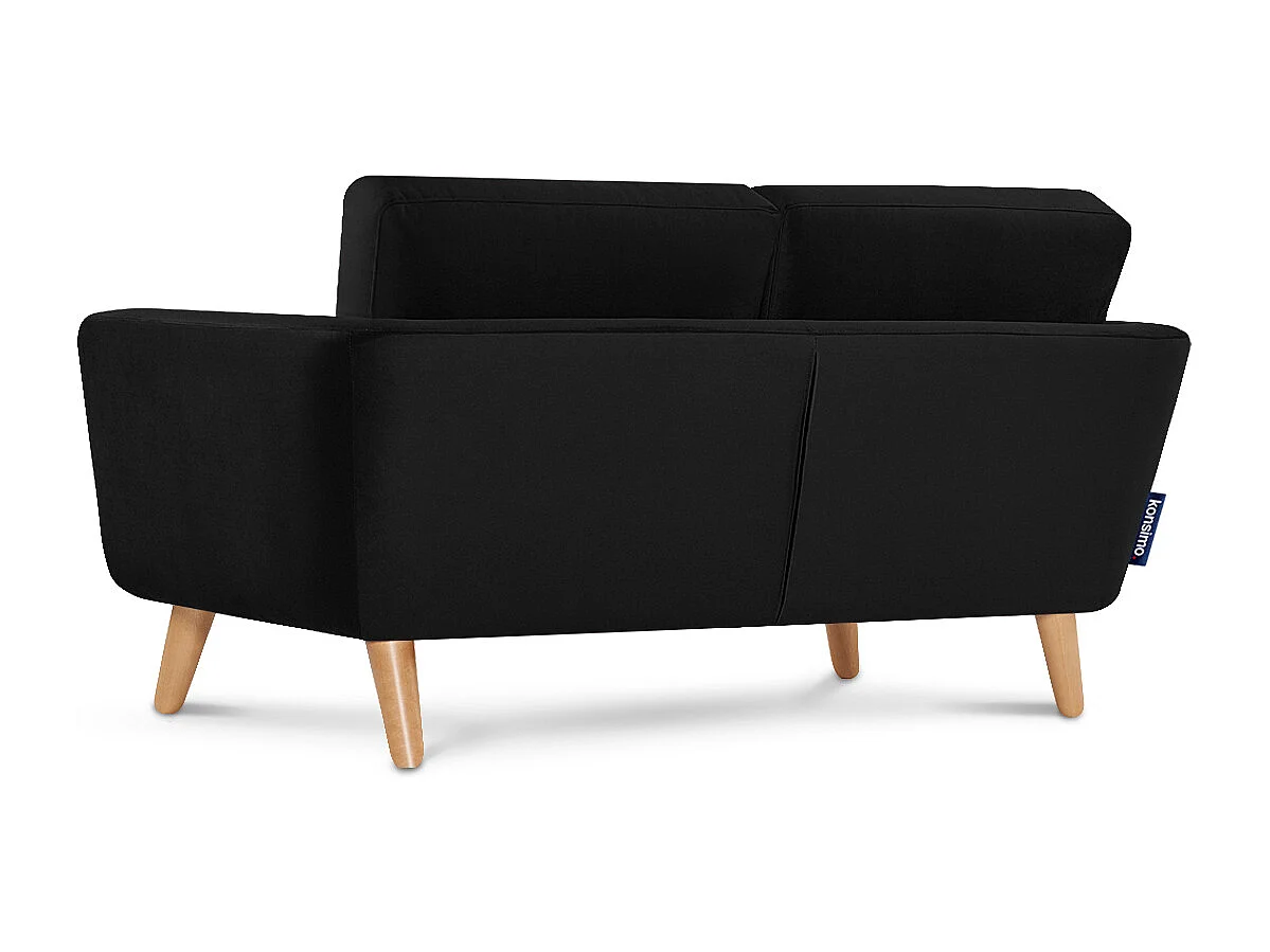 Sofa mit Armlehnen - Schwarz - TAGIO