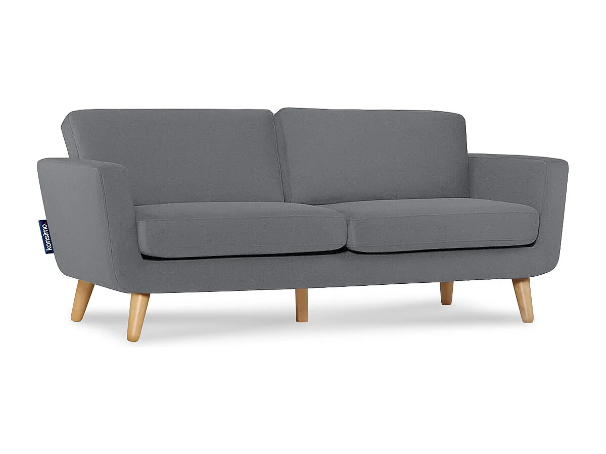 Skandinavisches  Sofa 3 Sitzer - Grau - TAGIO