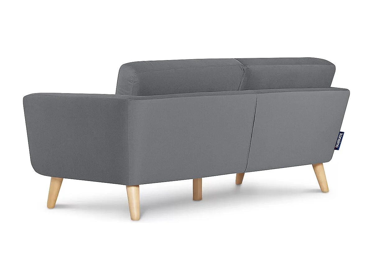 Skandinavisches  Sofa 3 Sitzer - Grau - TAGIO