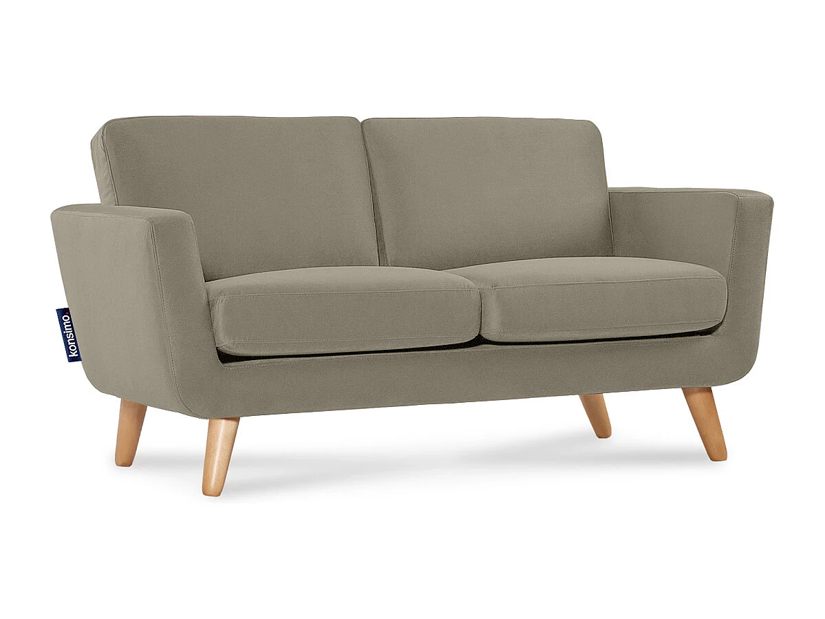 Sofa mit Armlehnen - Beige - TAGIO
