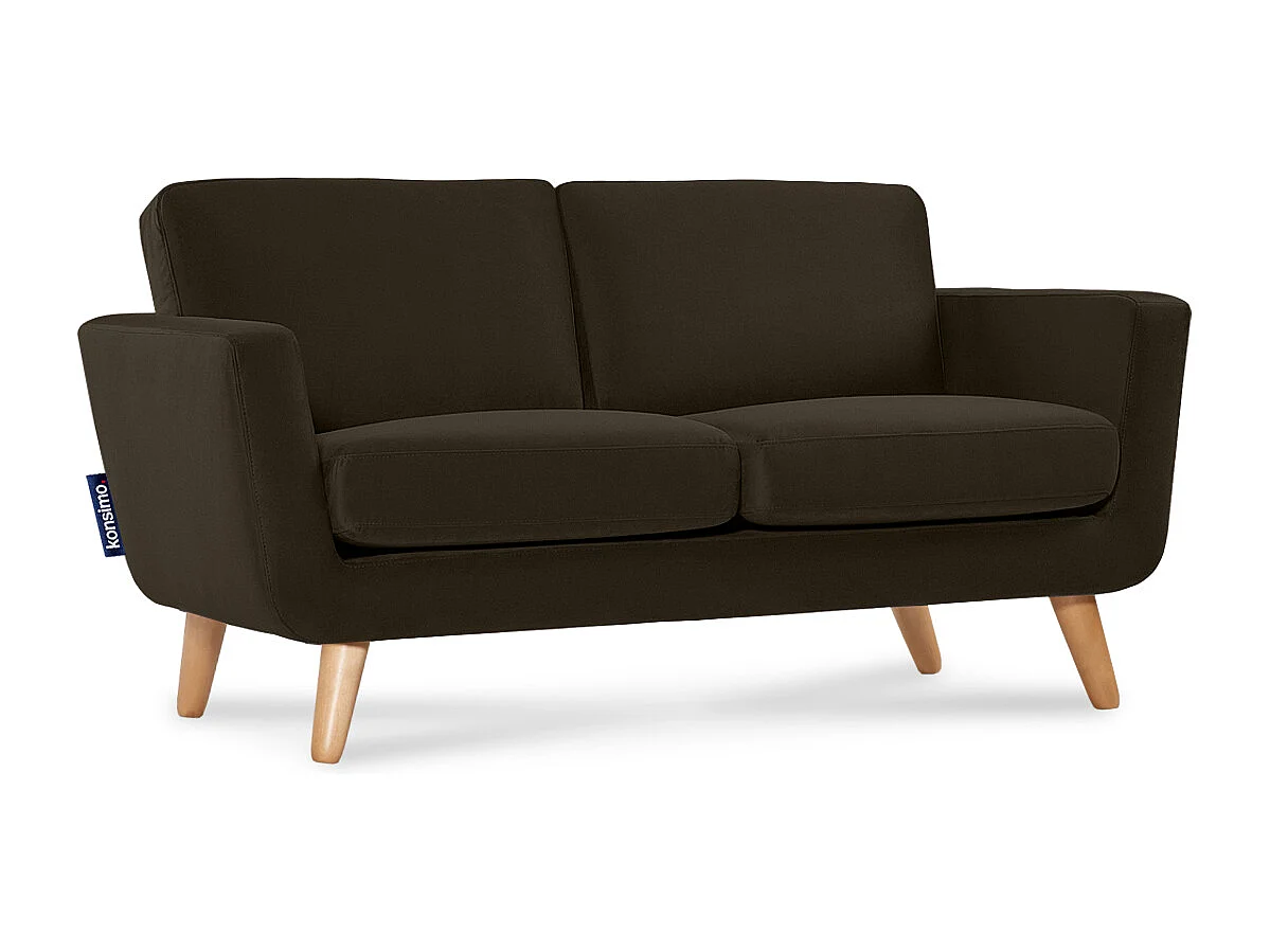 Sofa mit Armlehnen - Braun - TAGIO