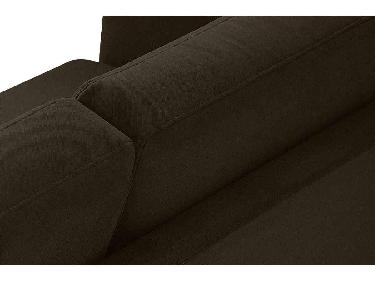 Sofa mit Armlehnen - Braun - TAGIO