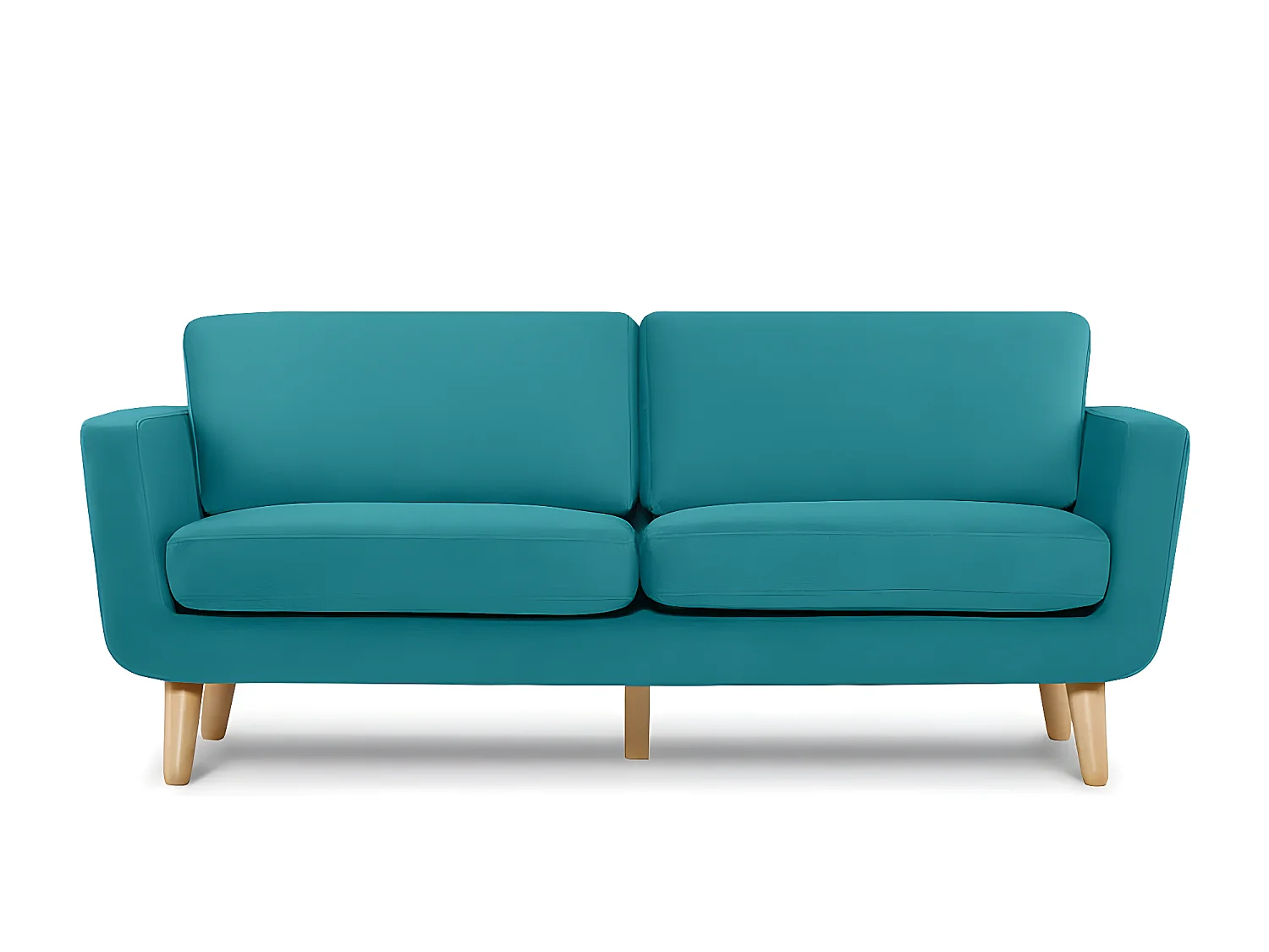 Skandinavisches  Sofa 3 Sitzer - Türkisblau - TAGIO