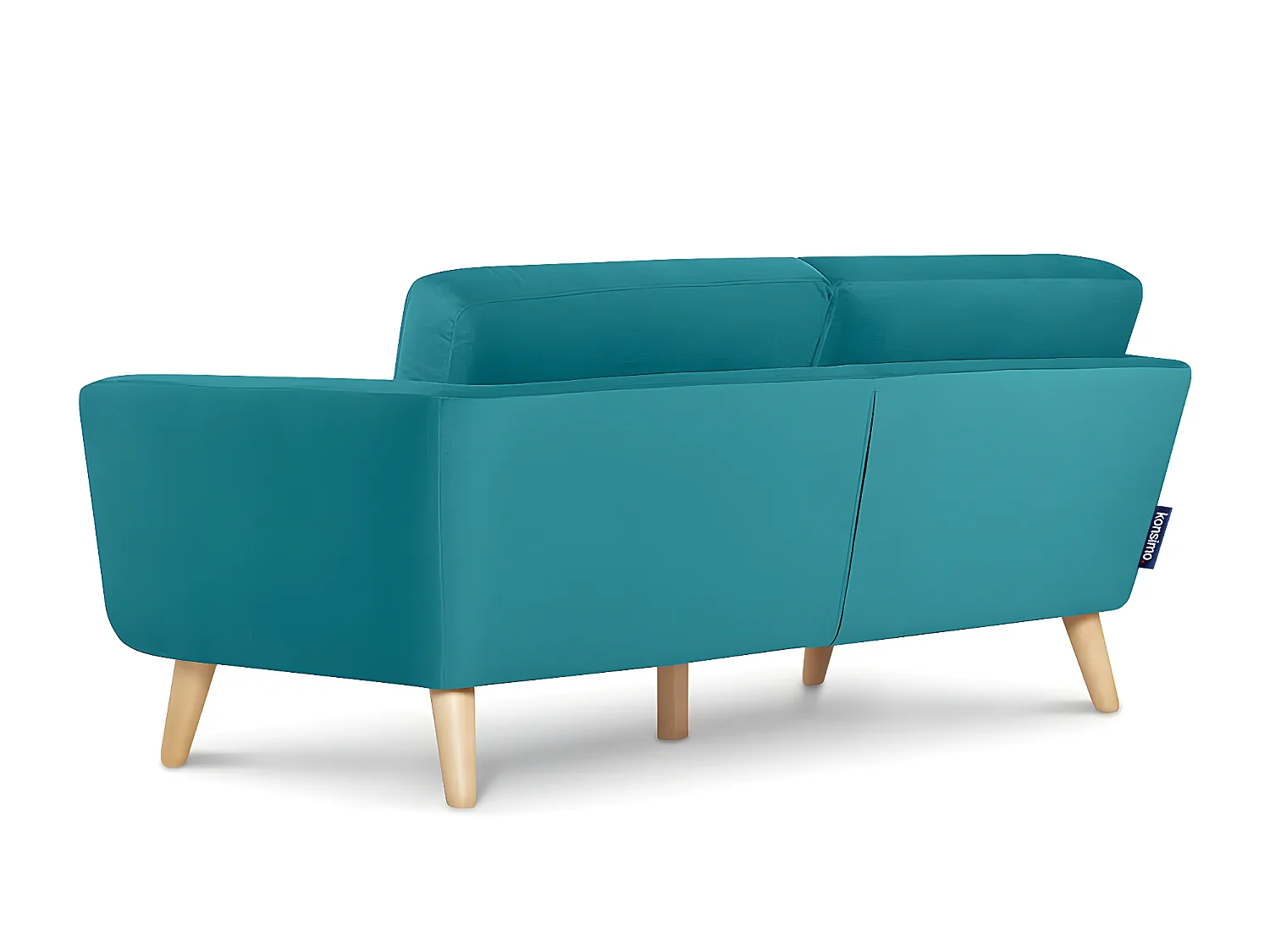 Skandinavisches  Sofa 3 Sitzer - Türkisblau - TAGIO