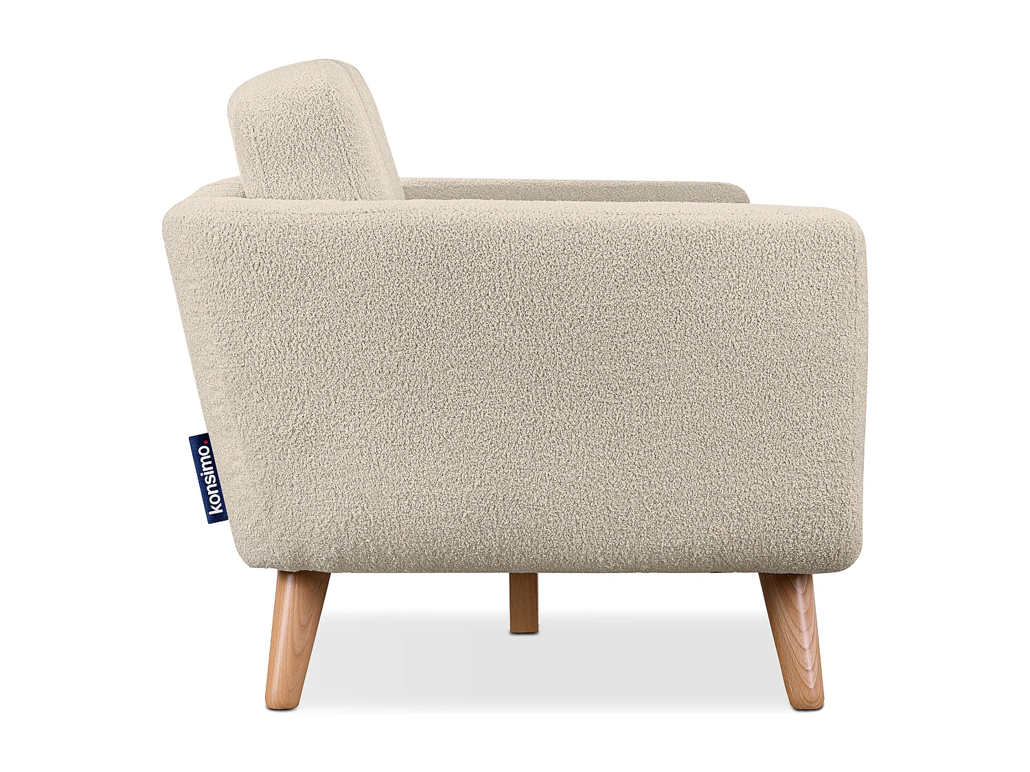 Skandinavisches  Sofa 3 Sitzer - Creme - TAGIO