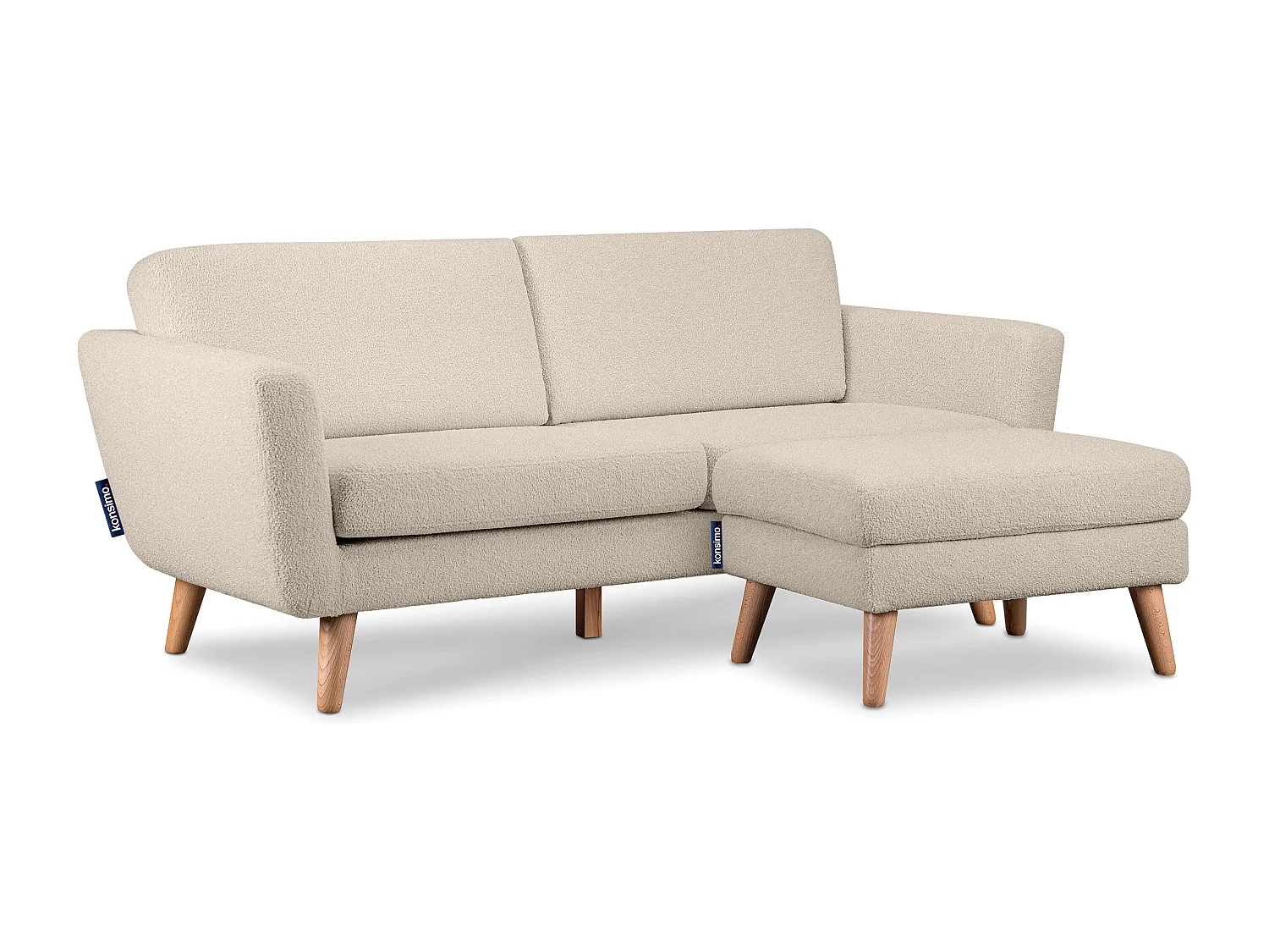 Skandinavisches  Sofa 3 Sitzer - Creme - TAGIO
