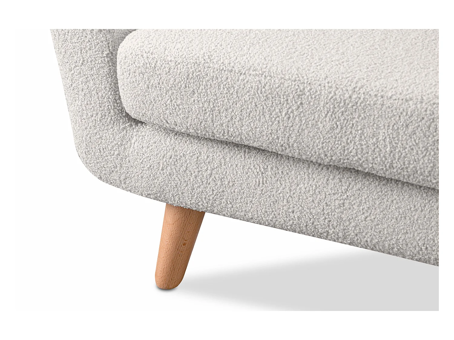 Sofa mit Armlehnen - Weiß - TAGIO