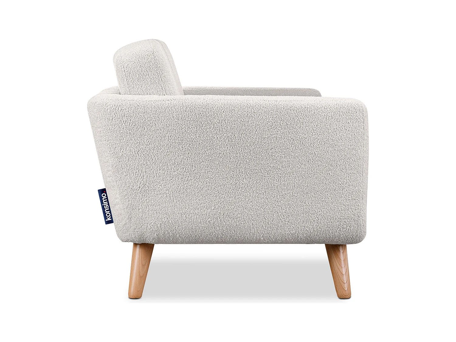 Sofa mit Armlehnen - Weiß - TAGIO