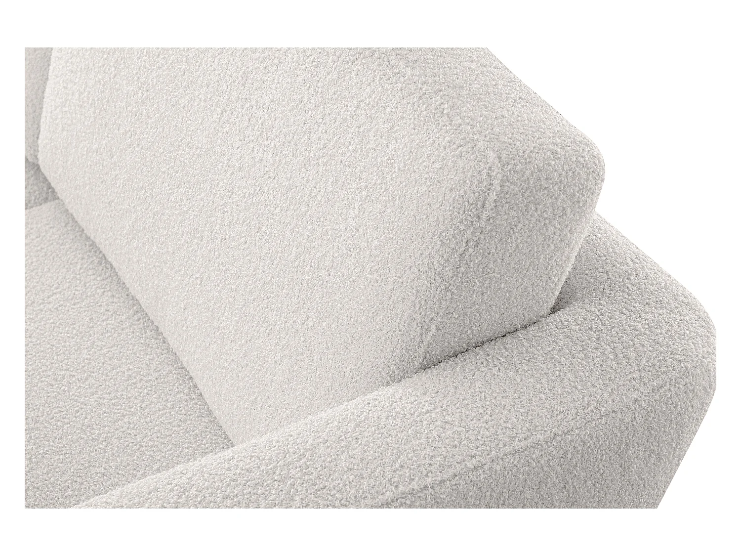 Sofa mit Armlehnen - Weiß - TAGIO