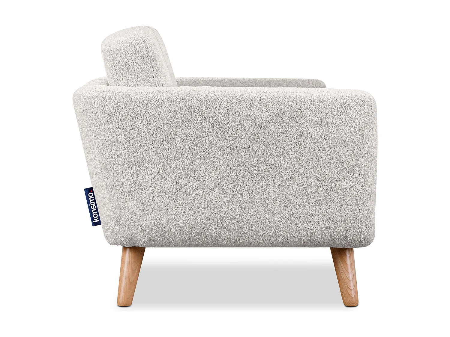 Sofa mit Armlehnen - Weiß - TAGIO