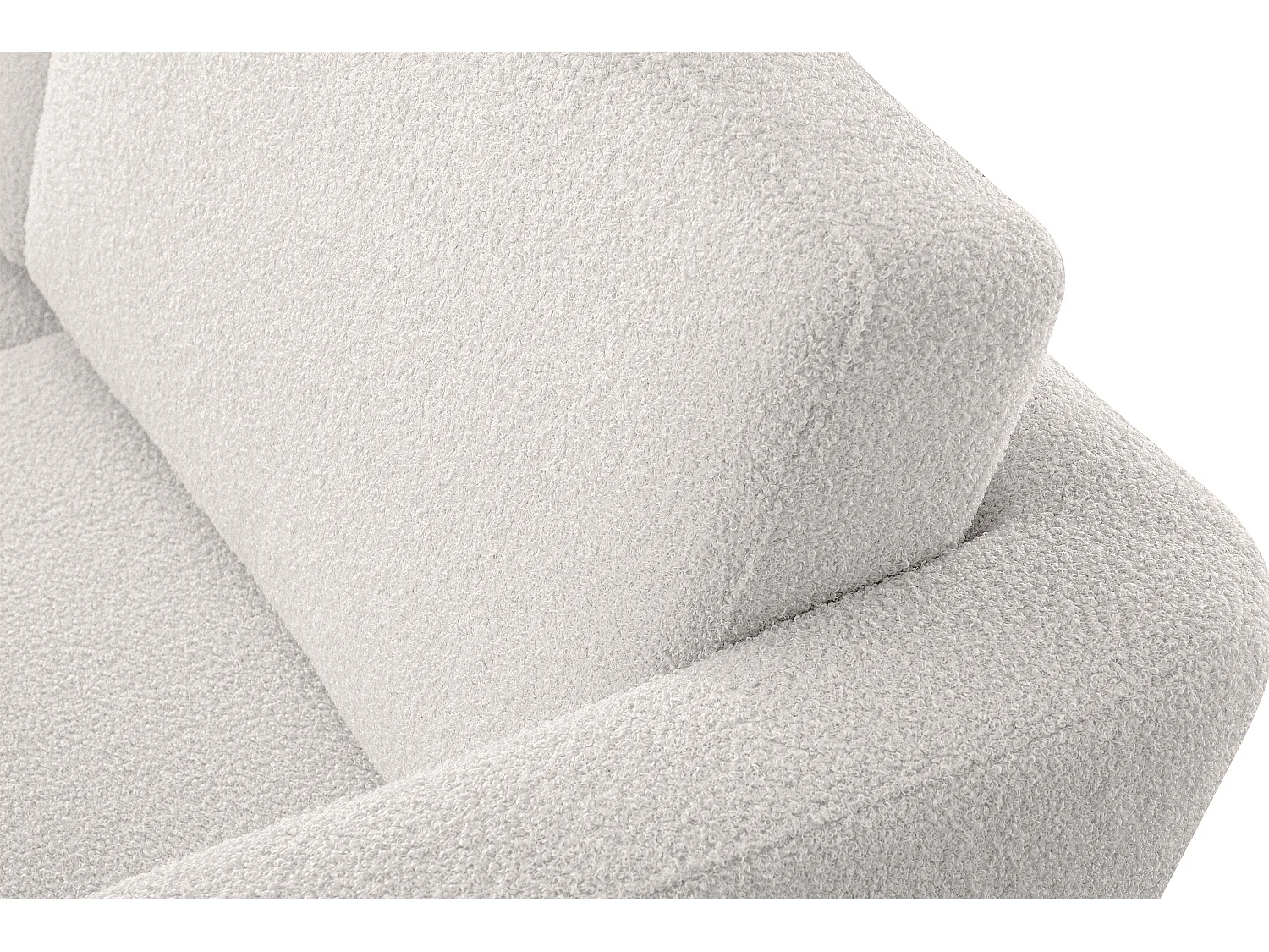 Sofa mit Armlehnen - Weiß - TAGIO