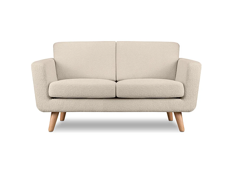 Sofa mit Armlehnen - Creme - TAGIO
