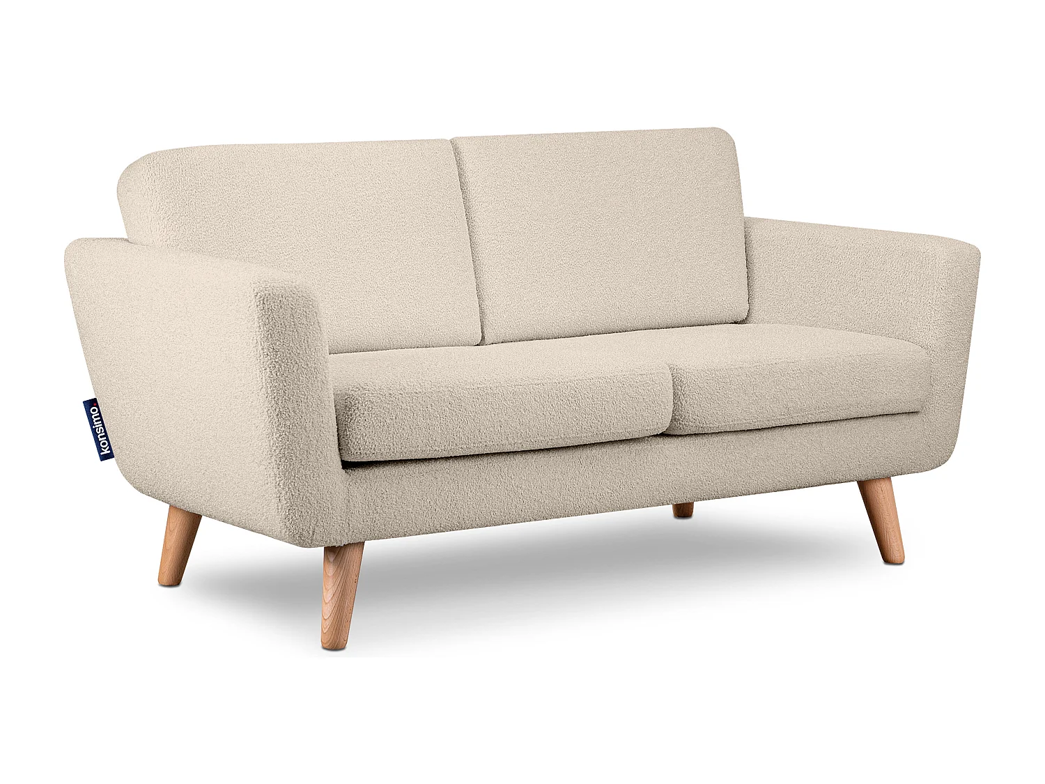 Sofa mit Armlehnen - Creme - TAGIO