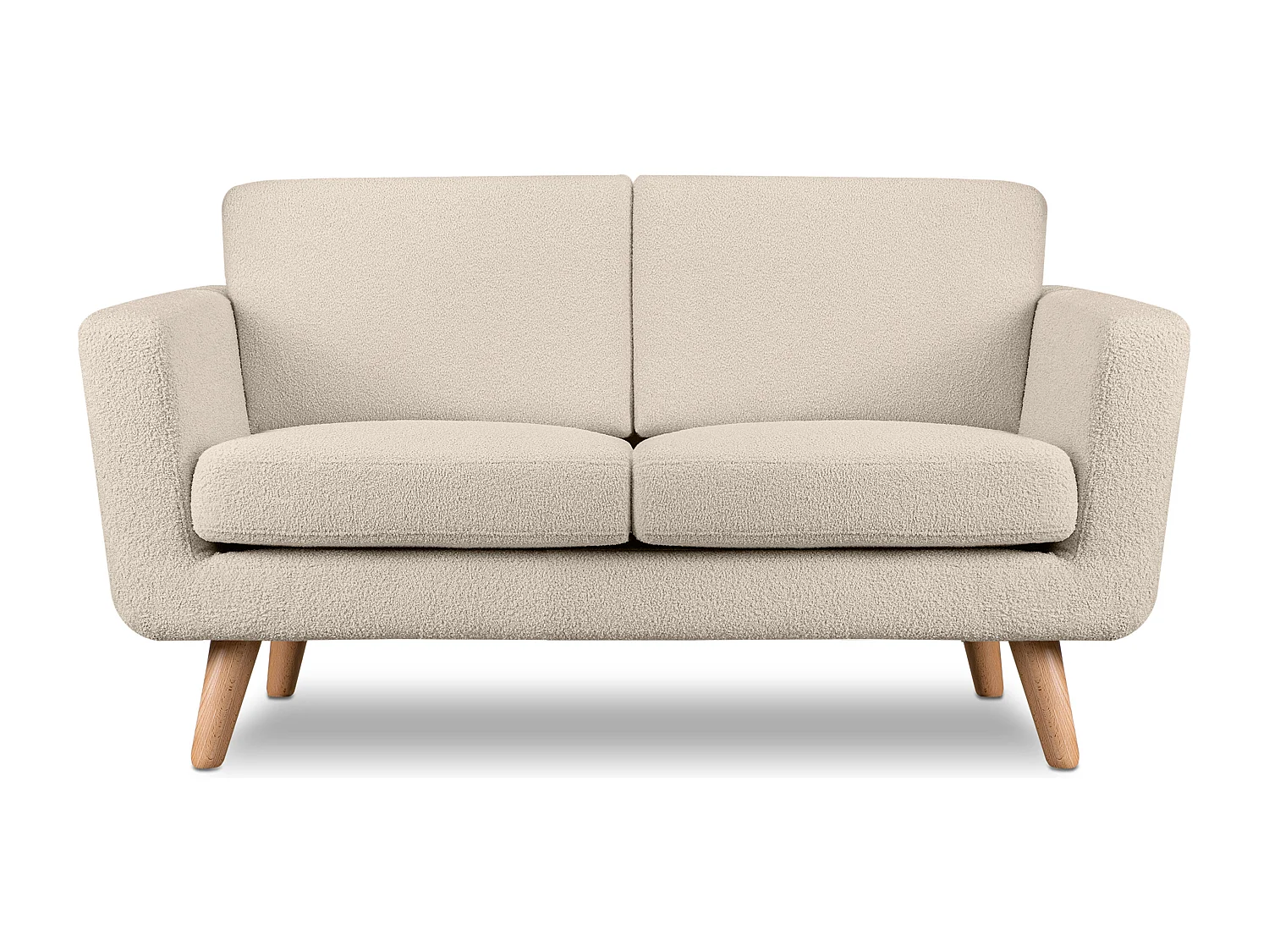Sofa mit Armlehnen - Creme - TAGIO