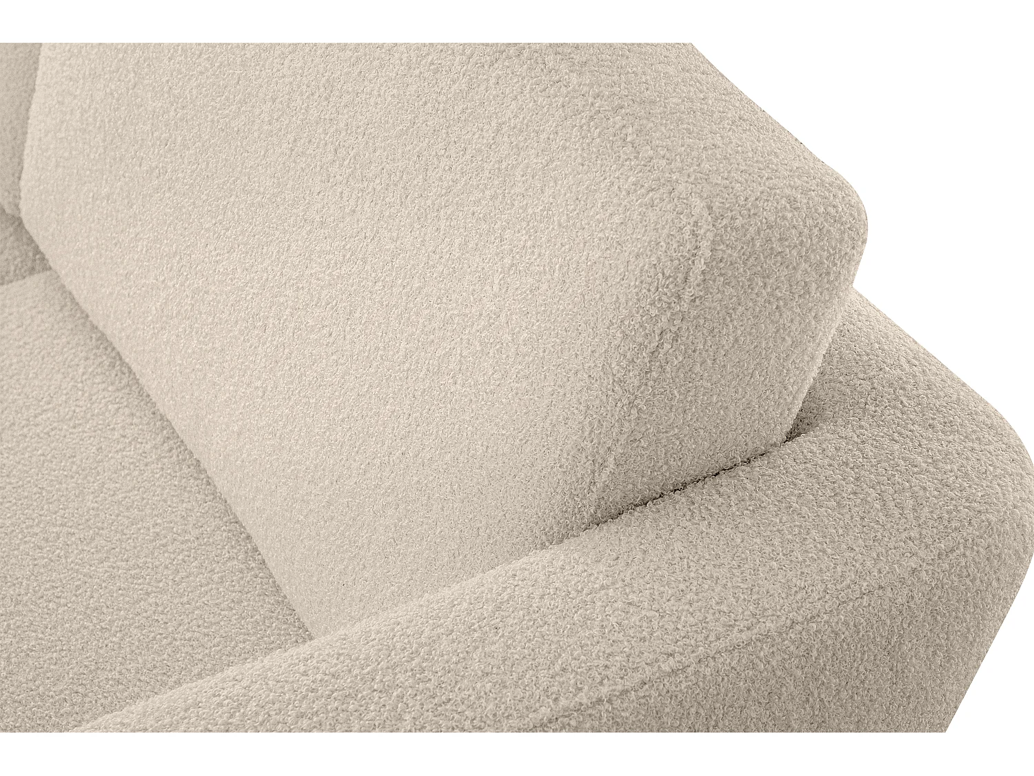 Sofa mit Armlehnen - Creme - TAGIO