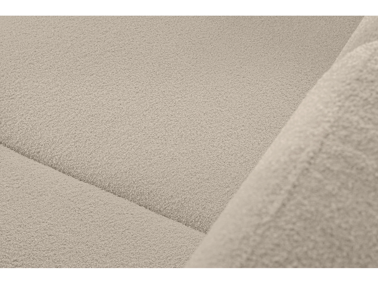 Sofa mit Armlehnen - Creme - TAGIO