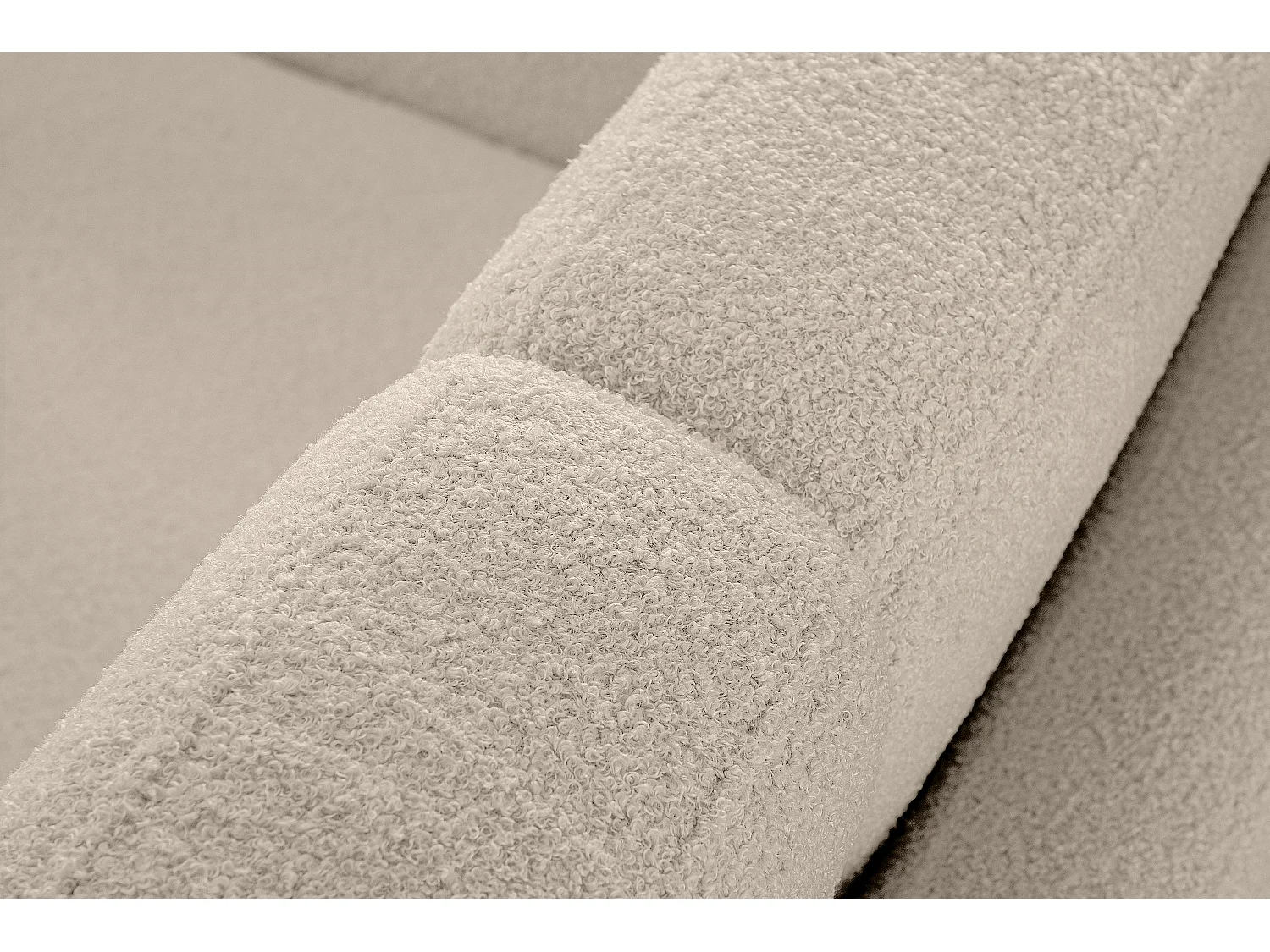 Sofa mit Armlehnen - Creme - TAGIO