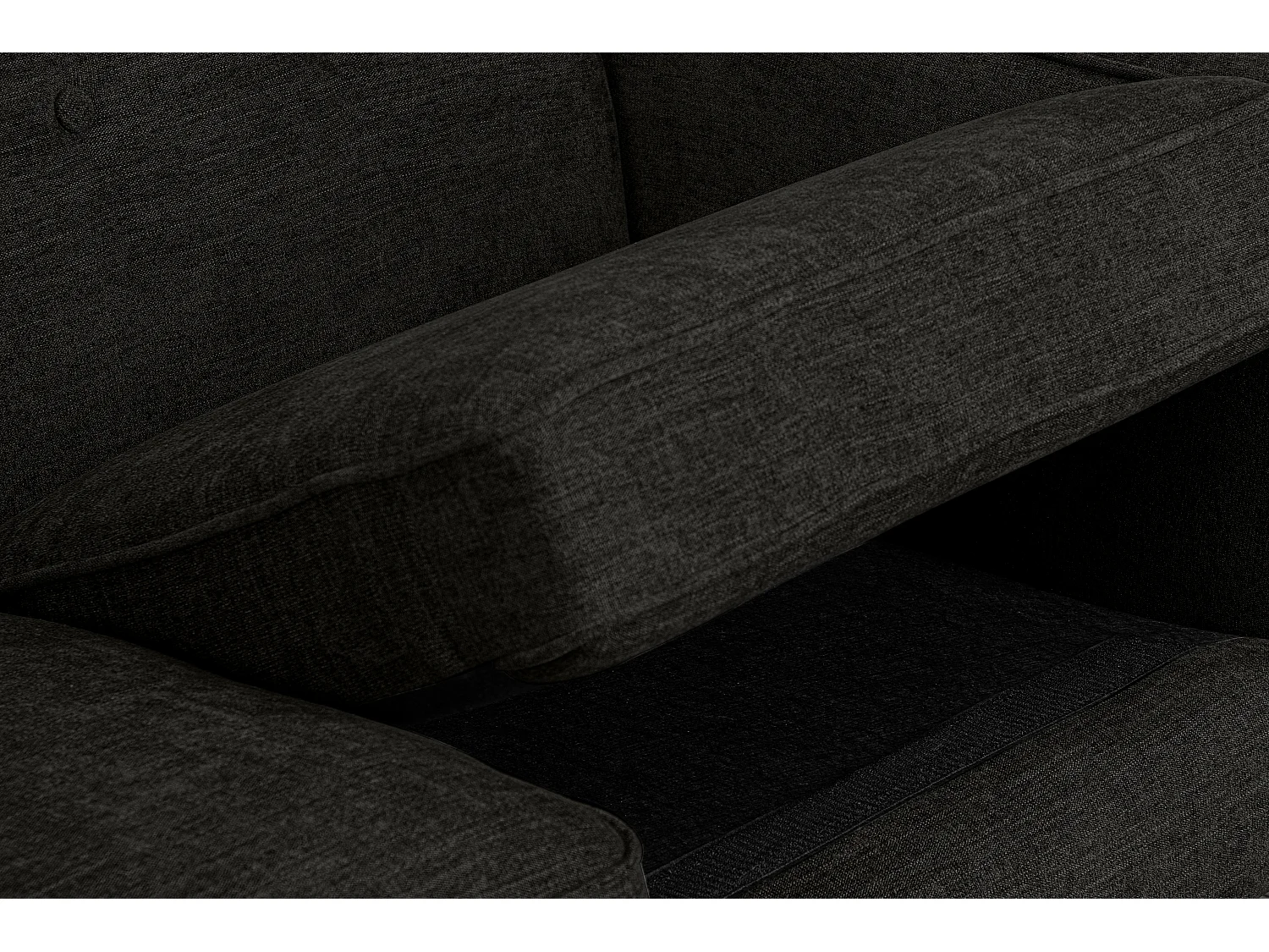Sofa - 2 Sitzer im zeitlosen Design - Velours-Bezug - grau - TERSO