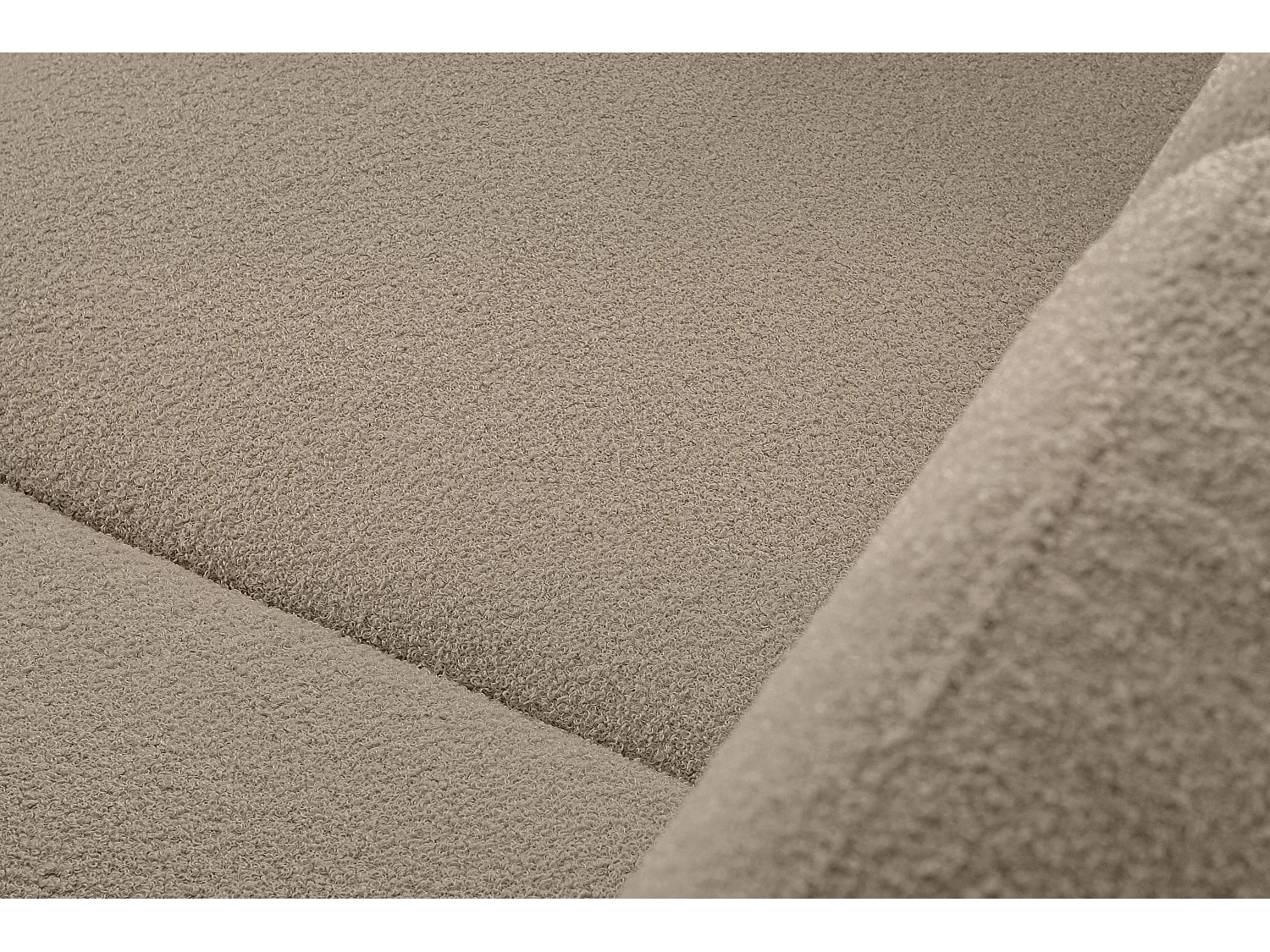 Sofa mit Armlehnen - Braun - TAGIO