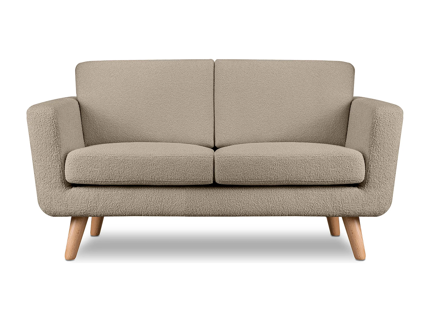 Sofa mit Armlehnen - Graubeige - TAGIO