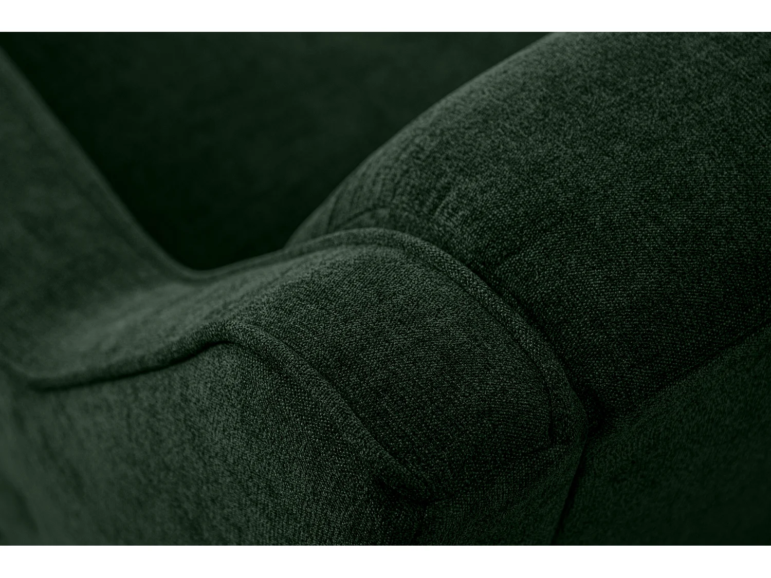 Sofa - 2 Sitzer im zeitlosen Design - Velours-Bezug - blau - TERSO