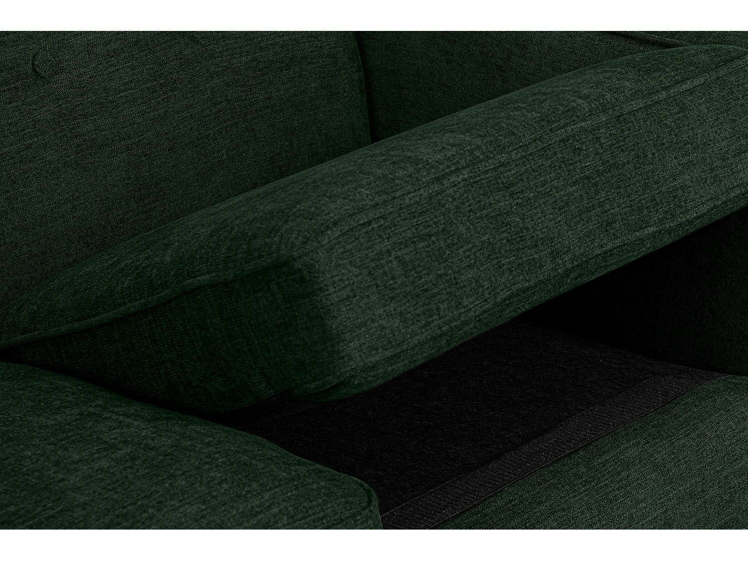 Sofa - 2 Sitzer im zeitlosen Design - Velours-Bezug - blau - TERSO