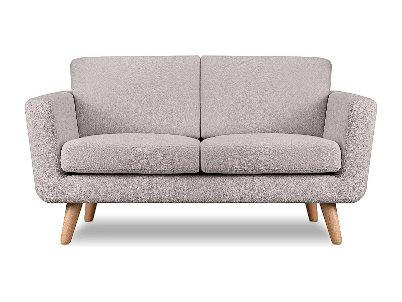 Sofa mit Armlehnen - Hellgrau - TAGIO