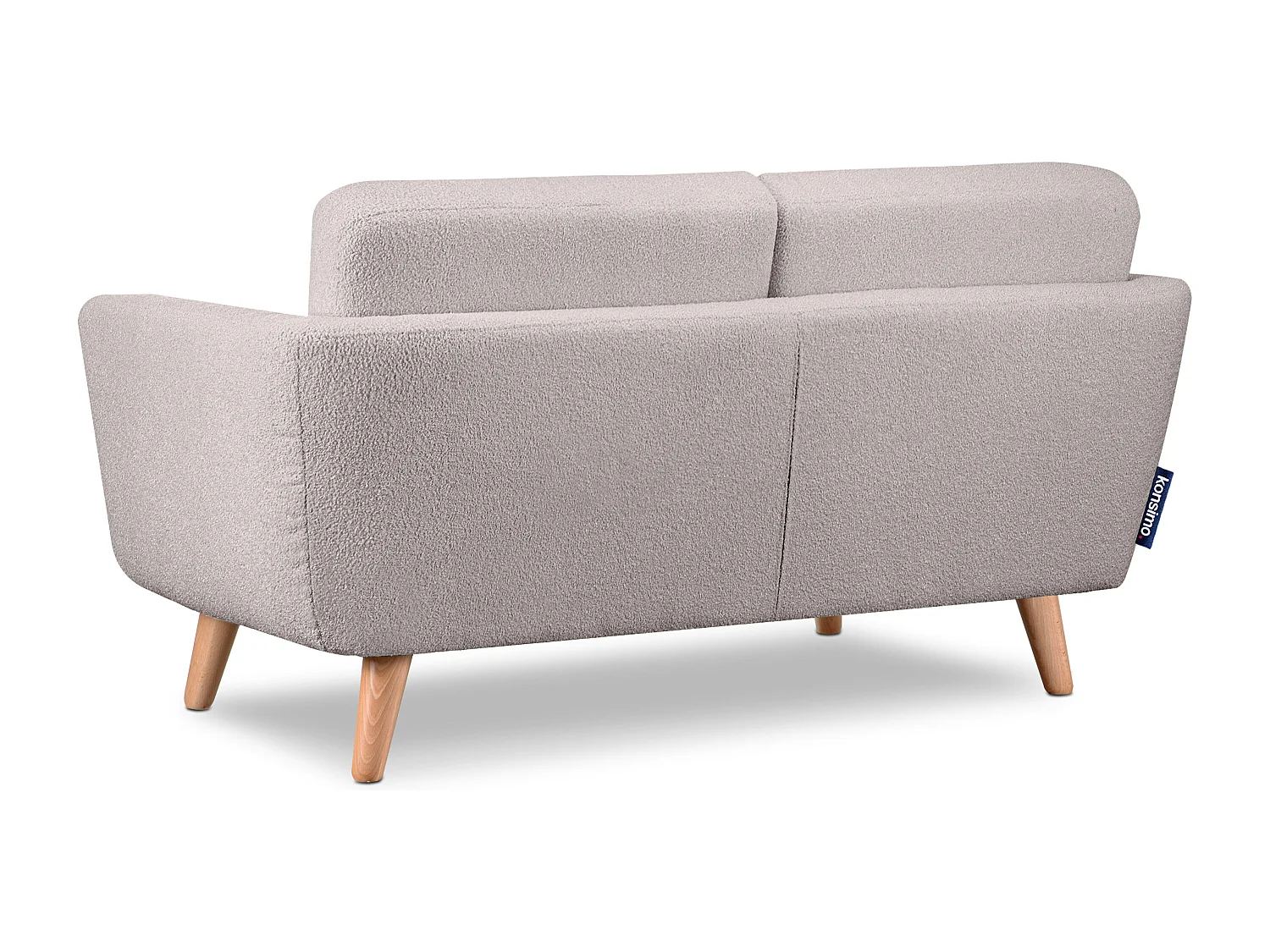 Sofa mit Armlehnen - Hellgrau - TAGIO