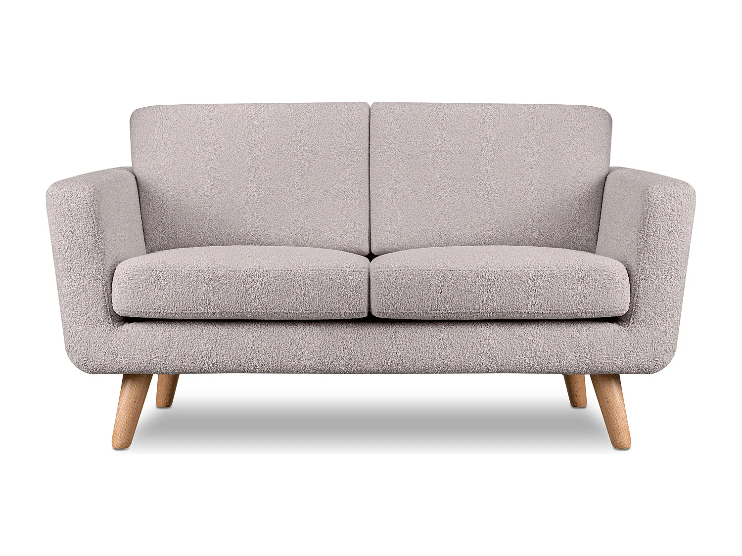 Sofa mit Armlehnen - Hellgrau - TAGIO