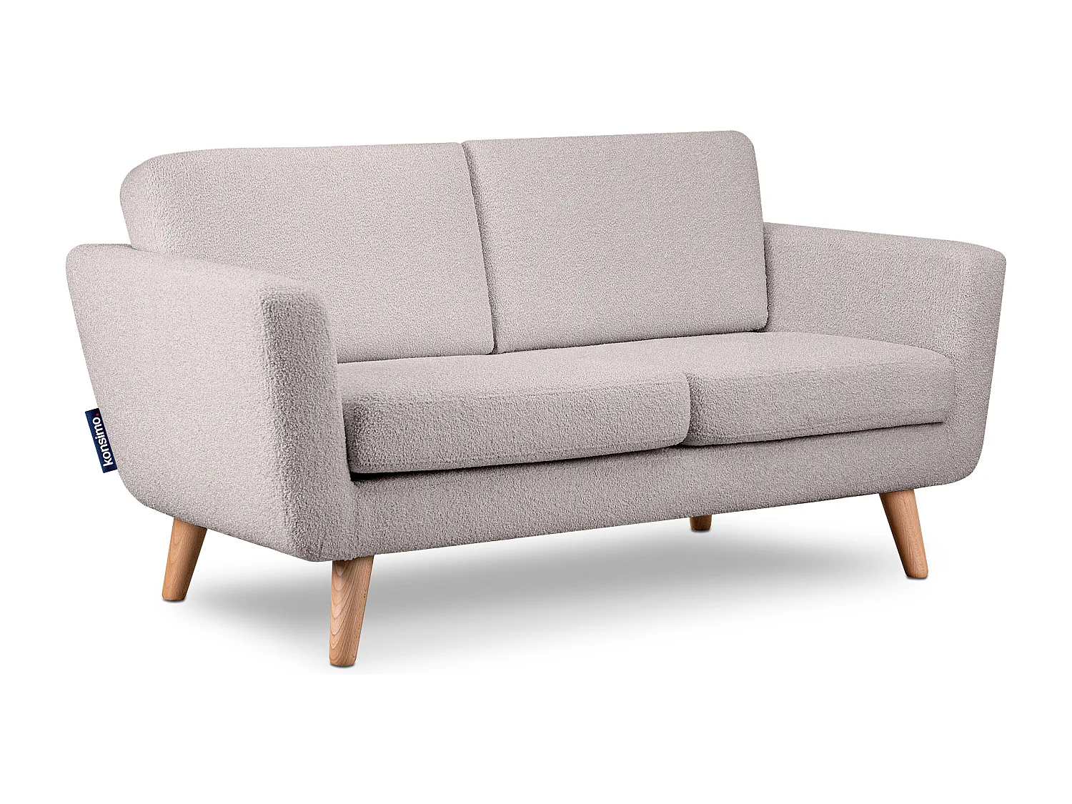 Sofa mit Armlehnen - Hellgrau - TAGIO