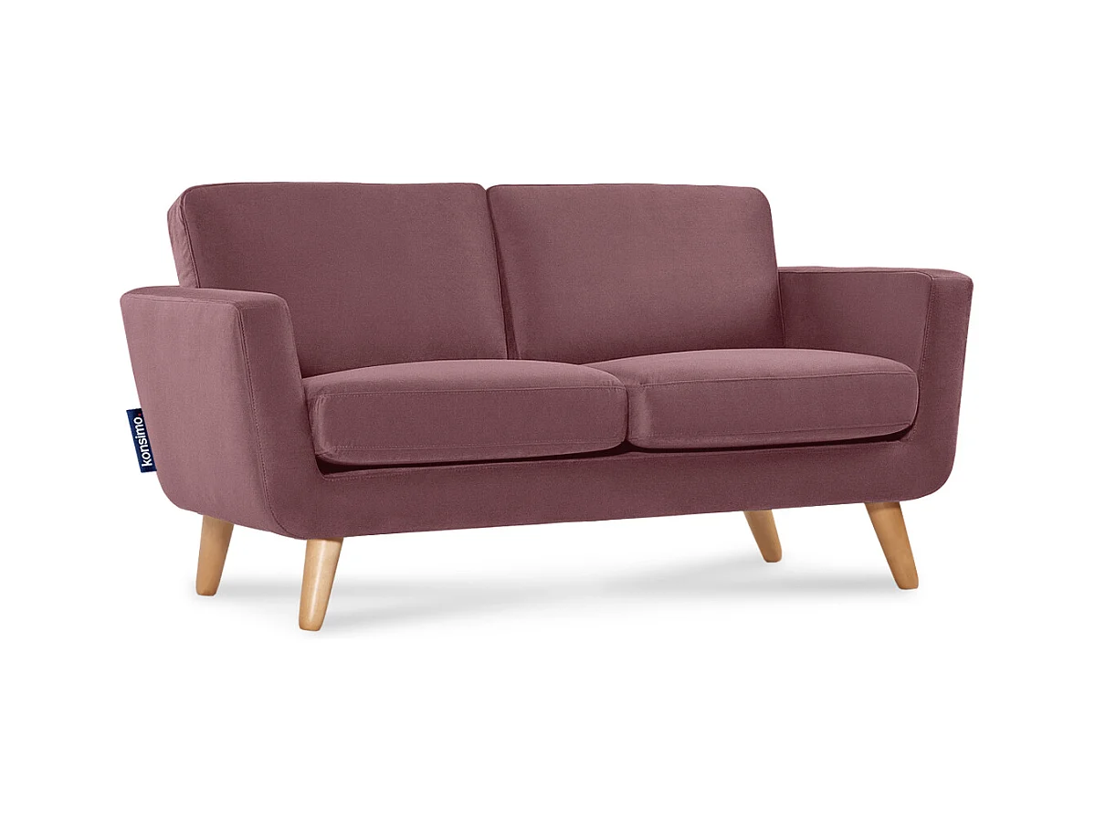 Sofa mit Armlehnen - Rosa - TAGIO