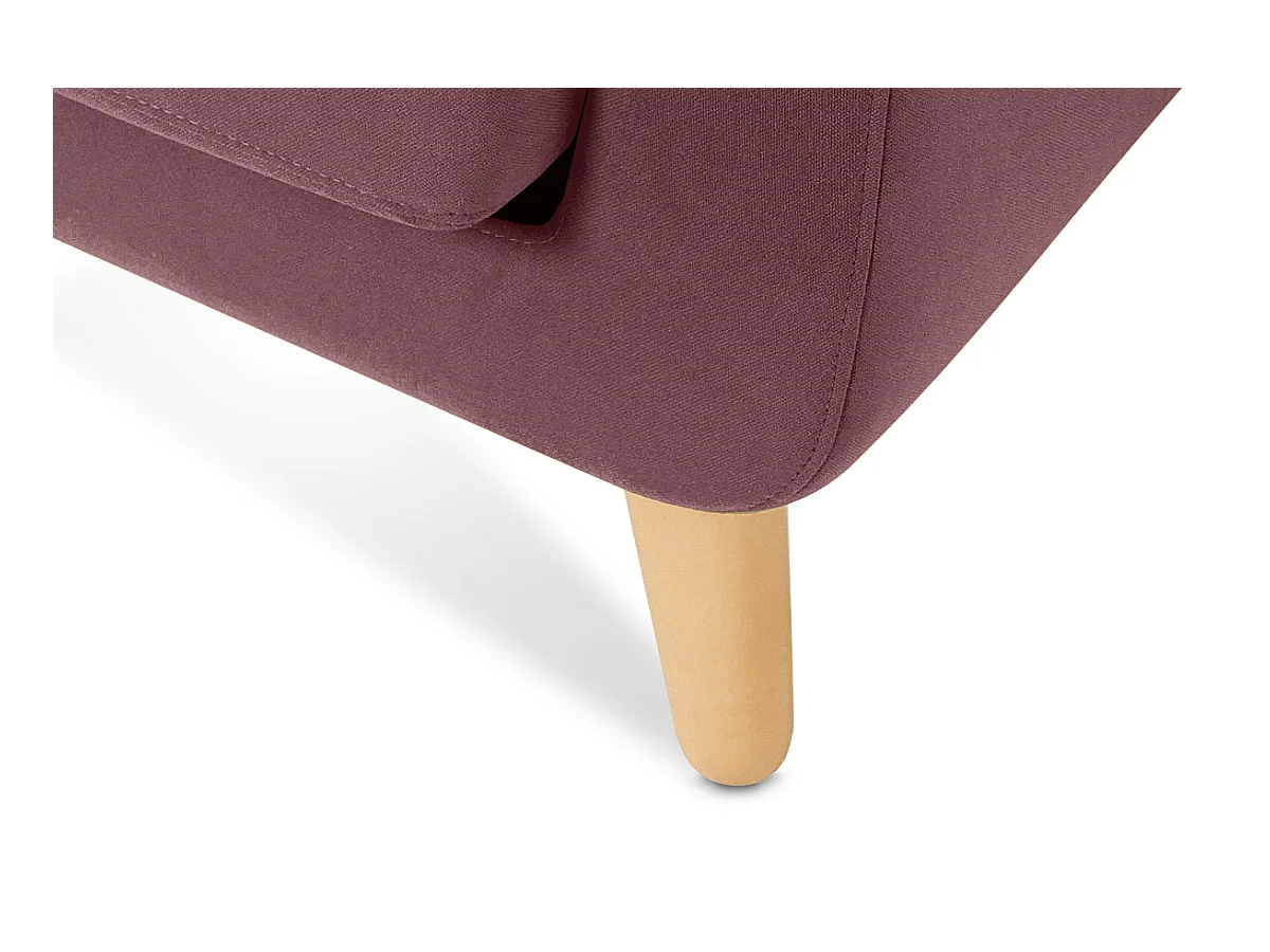 Sofa mit Armlehnen - Rosa - TAGIO