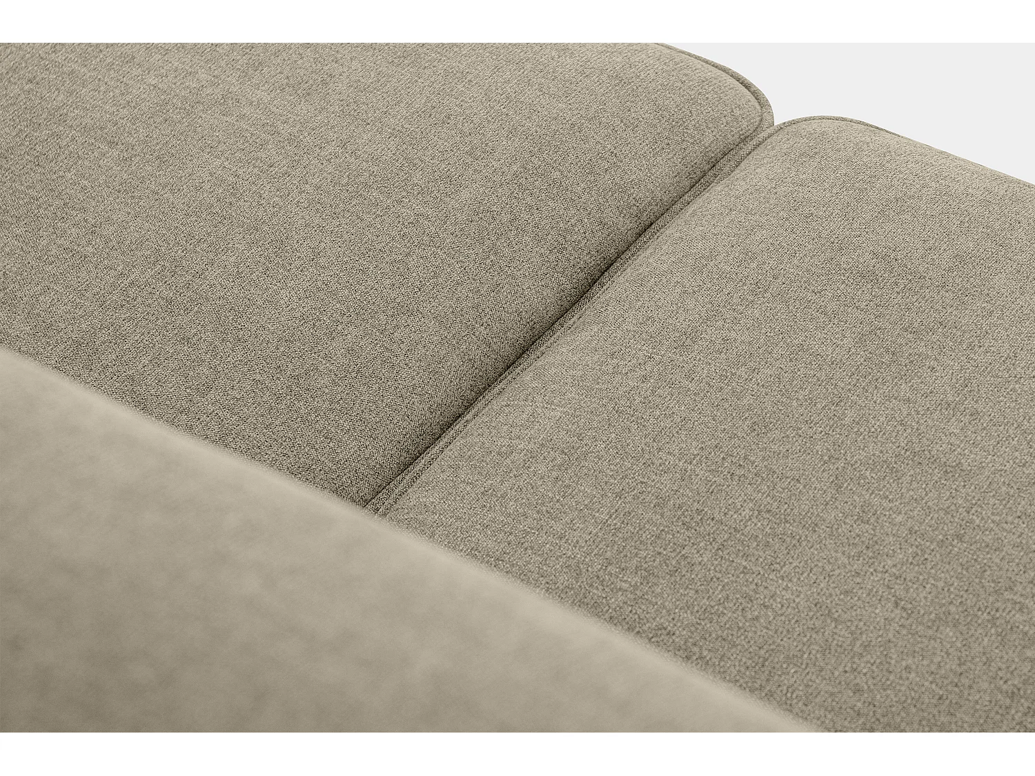 Sofa - 2 Sitzer im zeitlosen Design - Velours-Bezug - gelb - TERSO