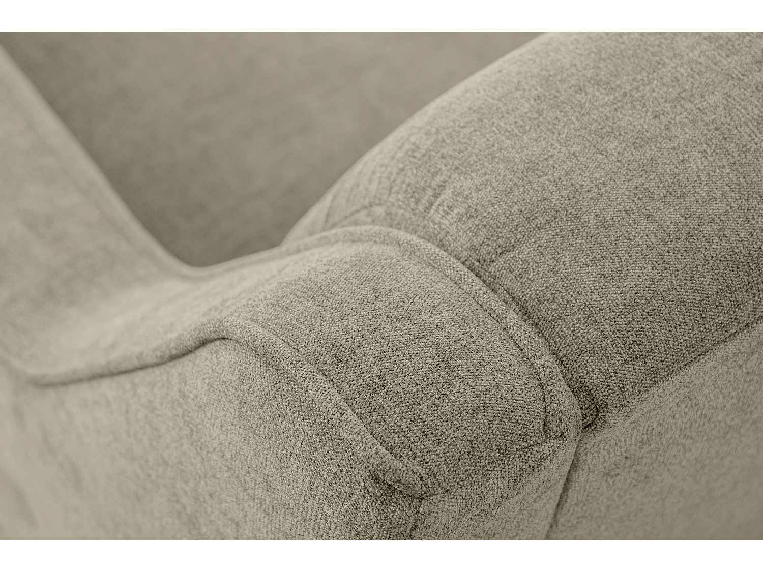 Sofa - 2 Sitzer im zeitlosen Design - Velours-Bezug - gelb - TERSO