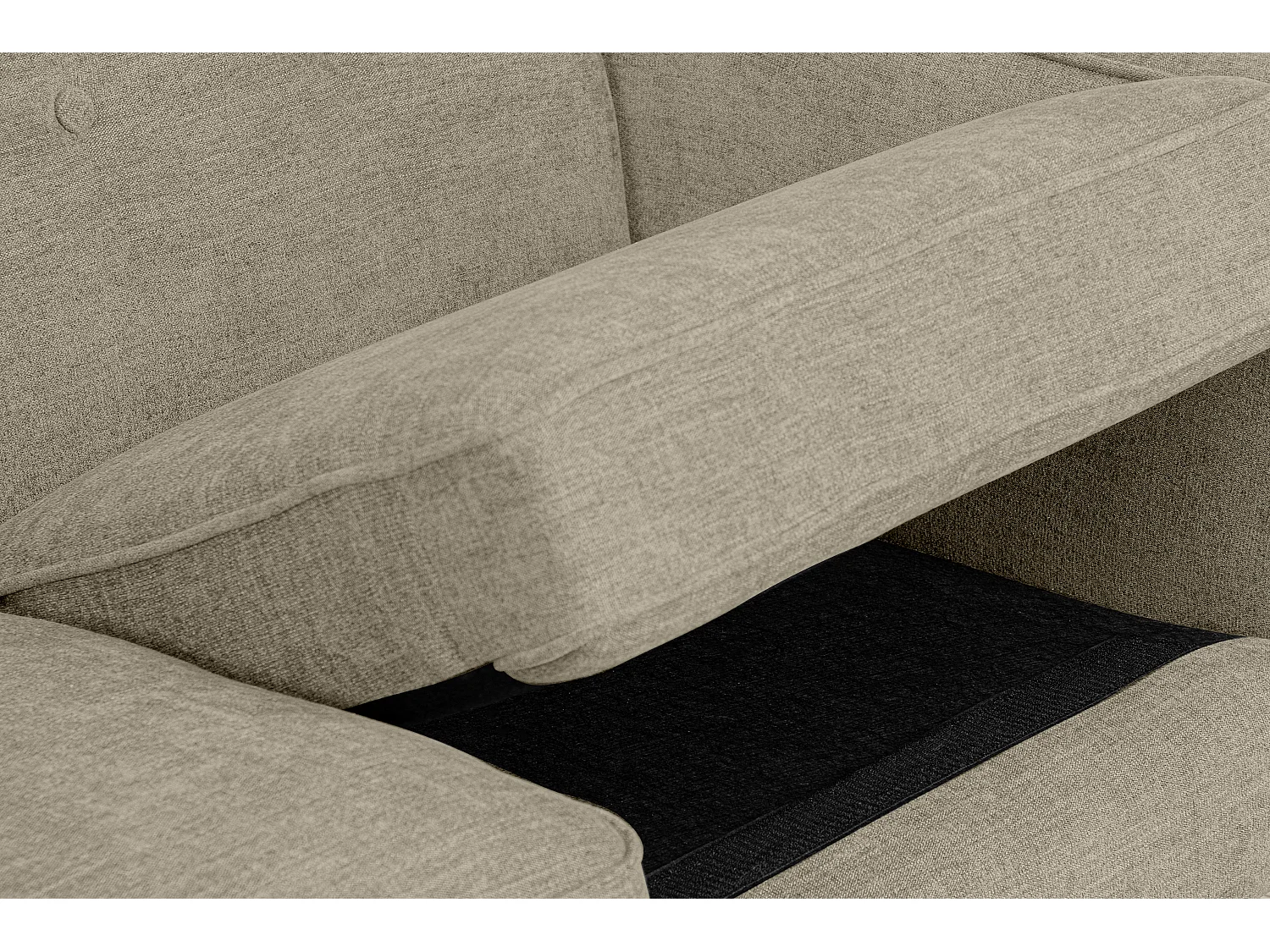Sofa - 2 Sitzer im zeitlosen Design - Velours-Bezug - gelb - TERSO