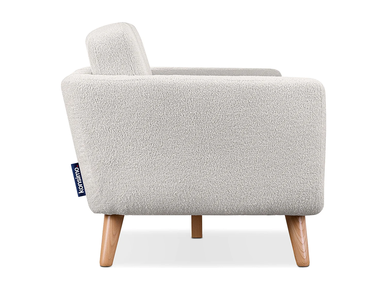 Skandinavisches  Sofa 3 Sitzer - Weiß - TAGIO