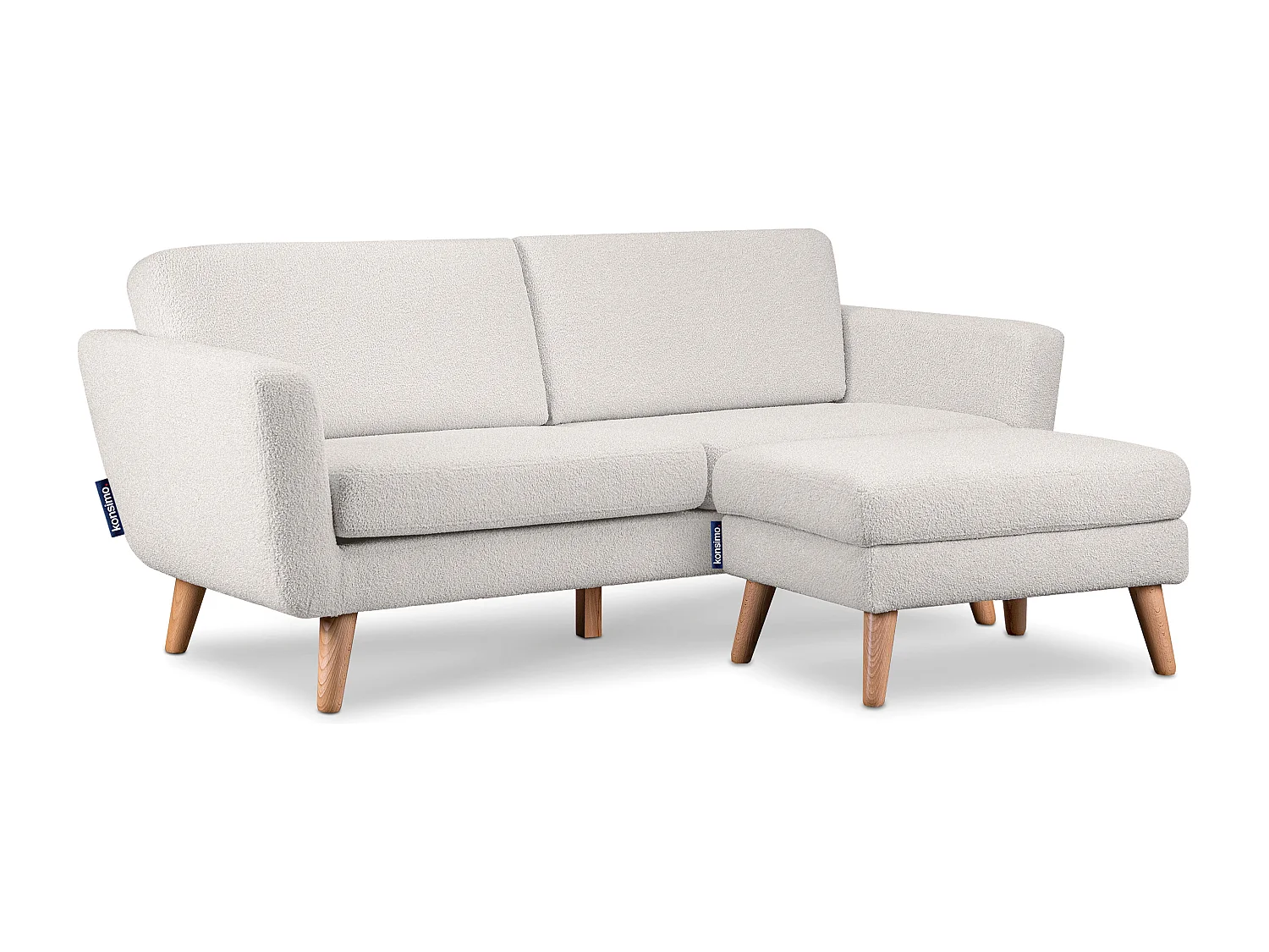 Skandinavisches  Sofa 3 Sitzer - Weiß - TAGIO